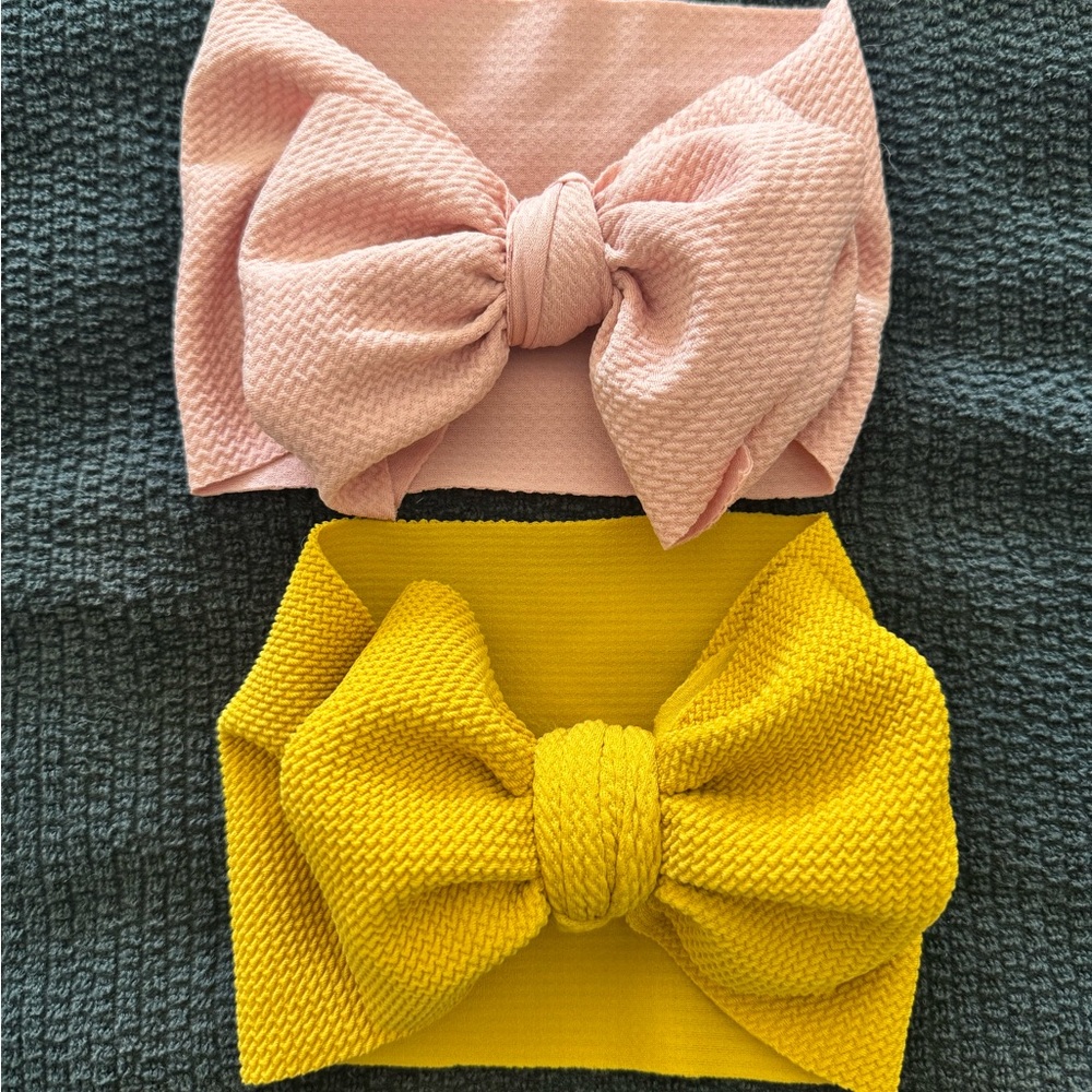 Mila Marie Oversized Baby Bows 0-12m